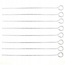 Metaliniai grilio iešmeliai, iešmams - 27cm, 8 vnt