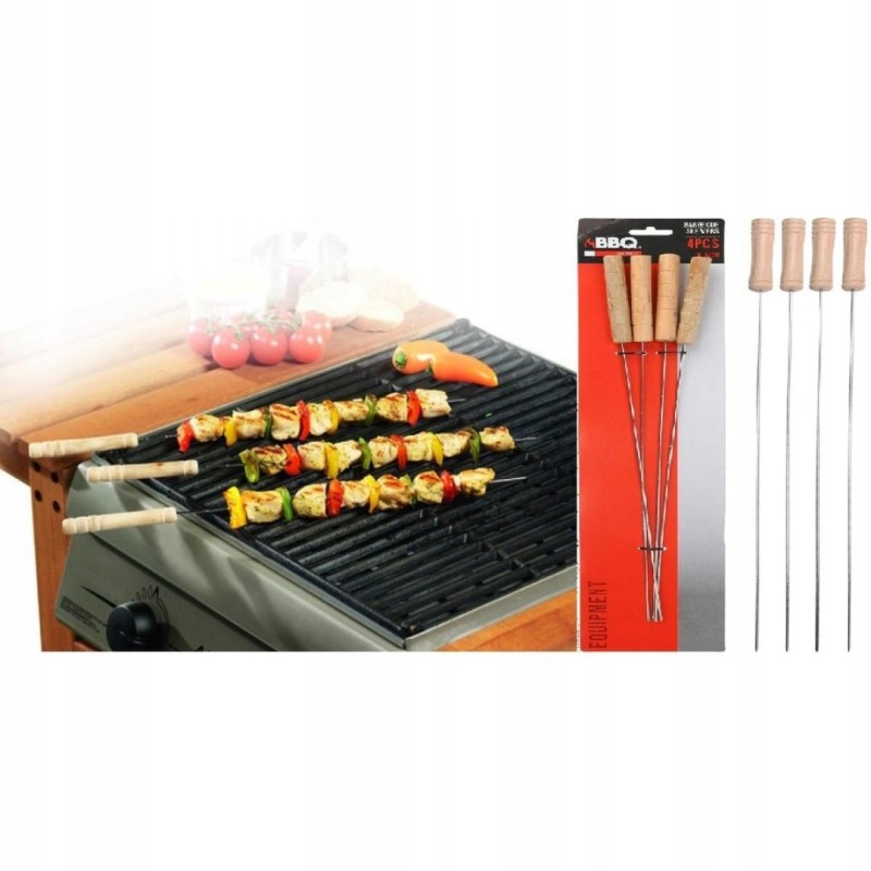 Iešmelis 4 vnt, ilgis 41,5 cm, su medine rankena