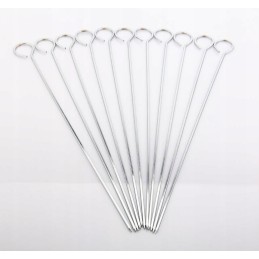 Grilio iešmeliai 42 cm, rinkinyje 6 vnt