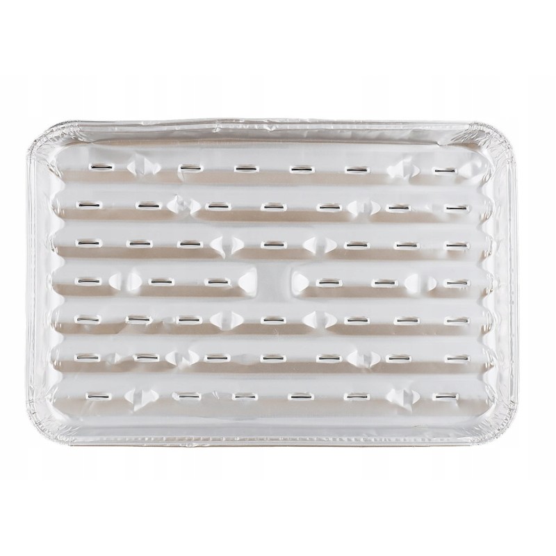 Stačiakampis aliuminio grilio padėklas 34 x 23 cm