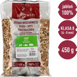 Medienos skiedros rūkymui ir kepimui, obelis, 450 g, 8 klasė