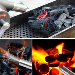 Pūstuvas grotelių, židinio, židinio uždegimui