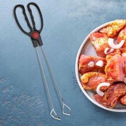 Plieninės grilio žnyplės 35,5 cm