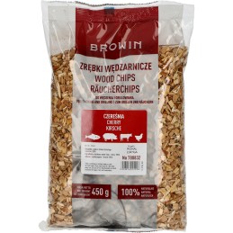 Vyšnių medžio drožlės, skirtos rūkyti ir kepti ant grotelių, 450g, 8 klasė