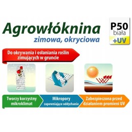 Danga agrotekstilė balta 1,1x10m 50g