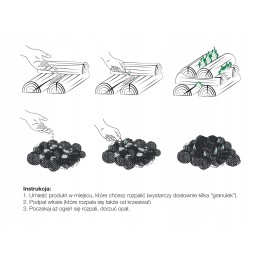 Woodson eco light kūrenimas, grynos malkos šereliai, 0,1 kg, grilis, židinys