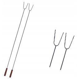 Dešros lazdelės, 100 cm ilgio (2 komplektas)