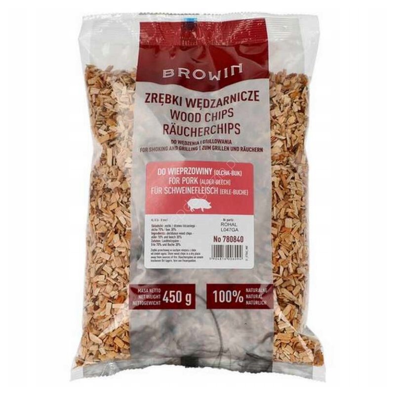 Kiaulienos traškučiai (70% alksnio + 30% buko) - 450g