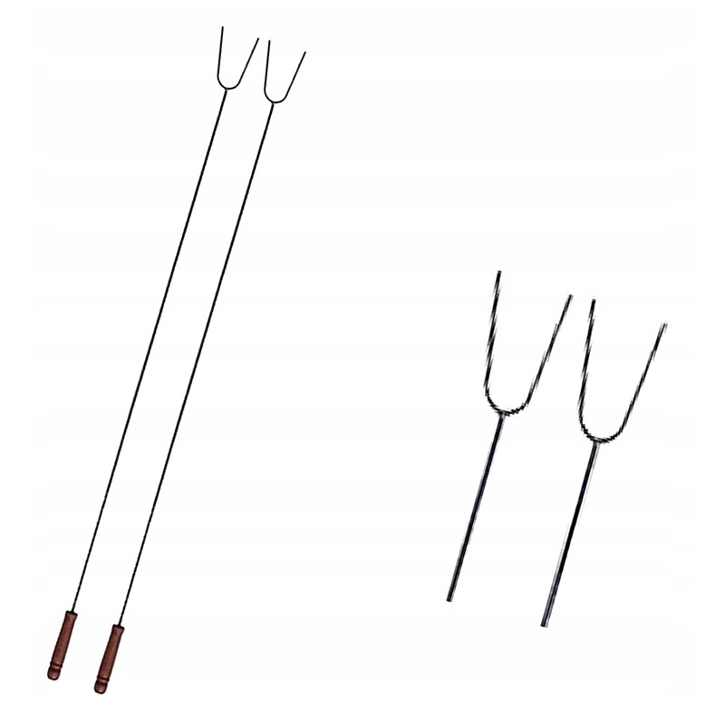 Dešros lazdelės, 100 cm ilgio (2 komplektas)