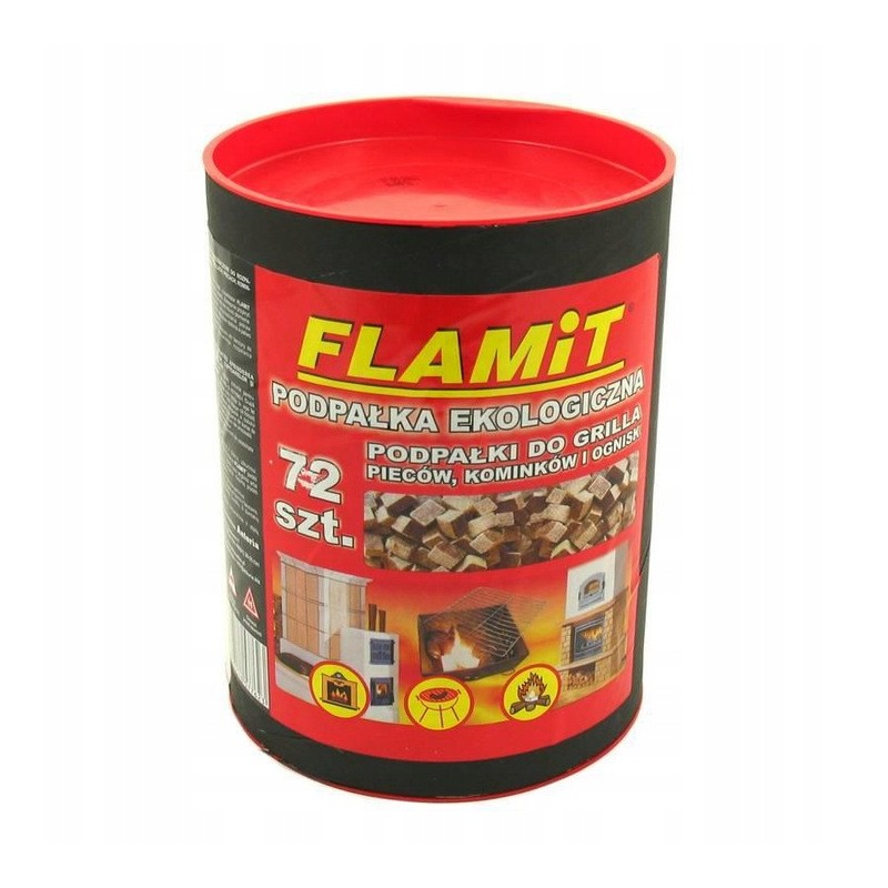 Kindling for fireplace stove 72 cubes