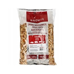 Medienos drožlės vyšnių rudos spalvos rūkymui 0,45 kg 0,45 l