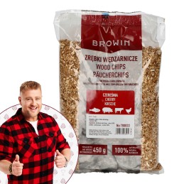 Medienos drožlės rūkymui/kepimui ant grotelių, vyšnios, 450 g, 2 klasė