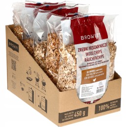 Medienos drožlės 50% obuolių + 50% buko 2l klasės 8 buko drožlės rūkymui