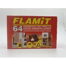 Židinio kūrenimas, grilio kūrenimas, baltas, flamit 64