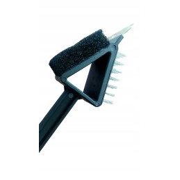 2in1 grilio grandiklio šepetys grotelėms valyti