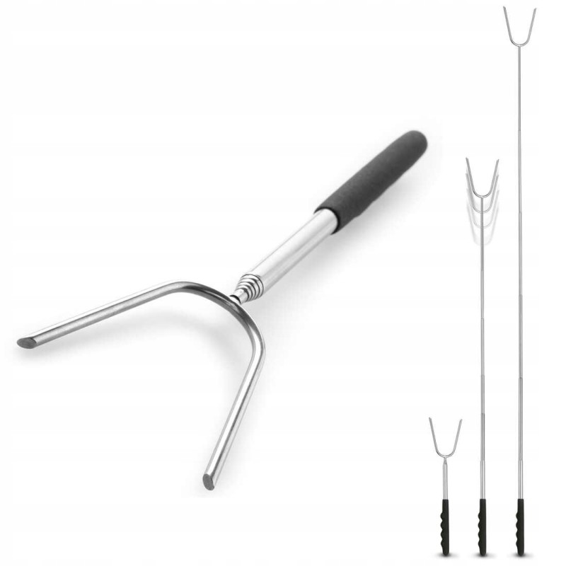 Teleskopinė šakutė tadar laužui 30-115 cm