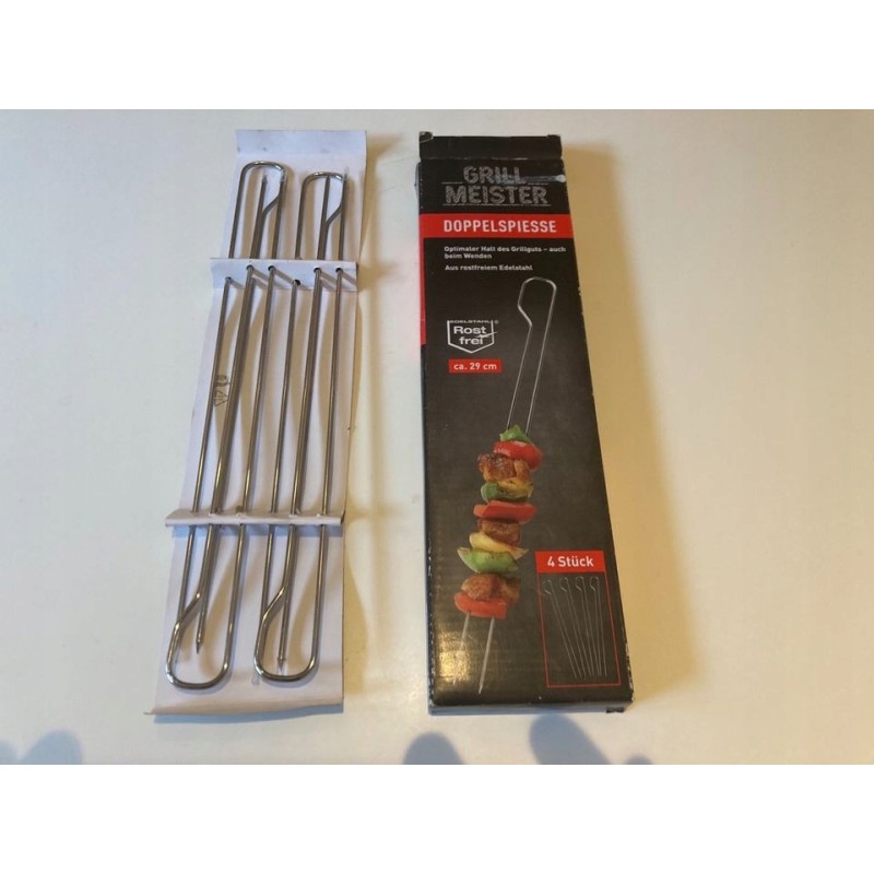 Grilis Meister kebabo lazdelės 29 cm 4 vnt.