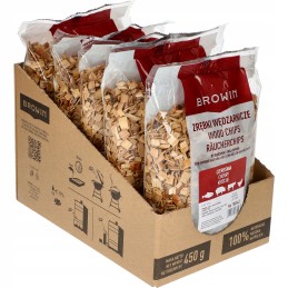 Medienos drožlės, skirtos rūkyti/kepti ant grotelių, vyšnia, 450 g, 10 klasė