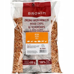 Alksnio drožlės 2l 2 klasė rūkymui 100% alksnio 450g browin borniak drožlės