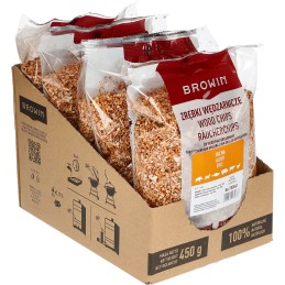 Alksnio drožlės 2l 2 klasė rūkymui 100% alksnio 450g browin borniak drožlės