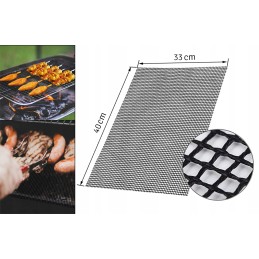 Grilio kilimėlis Tefloninis tinklelis BBQ griliui orkaitei 33x40cm AG666B