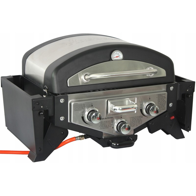 Vokiečių firmos El Fuego Medison dujinis grilis su reduktoriumi ir žarna!