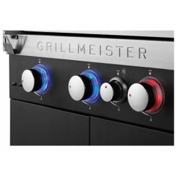 Grillmeister dujinis grilis, 3+1 degiklis, 14,4 kw