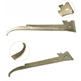 Nerūdijančio plieno bitininkystės kaltas, dantytas atidarytuvu - brctech