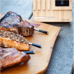 Meater blokas - belaidis mėsos termometras.