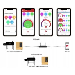 Meater blokas - belaidis mėsos termometras.