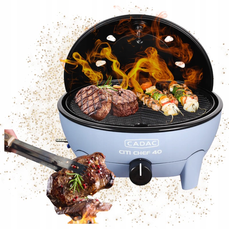 6001773114424 - Cadac City Chef stalo dujinis grilis 38,5 cm mėlynas