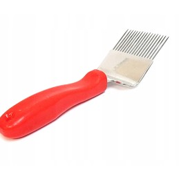 Nerūdijančio plieno šakių atsegimo įtaisas, tiesios adatos