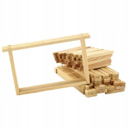 Standartinis Varšuvos rėmas bityno aviliui, standartinis pušinis pusilgis, 10 vnt