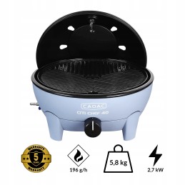 6001773114424 - Cadac City Chef stalo dujinis grilis 38,5 cm mėlynas
