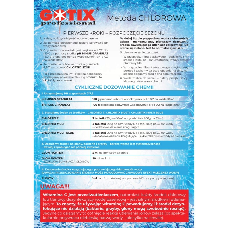 Leaflet gotix pool chlorine method your guide to perfect water