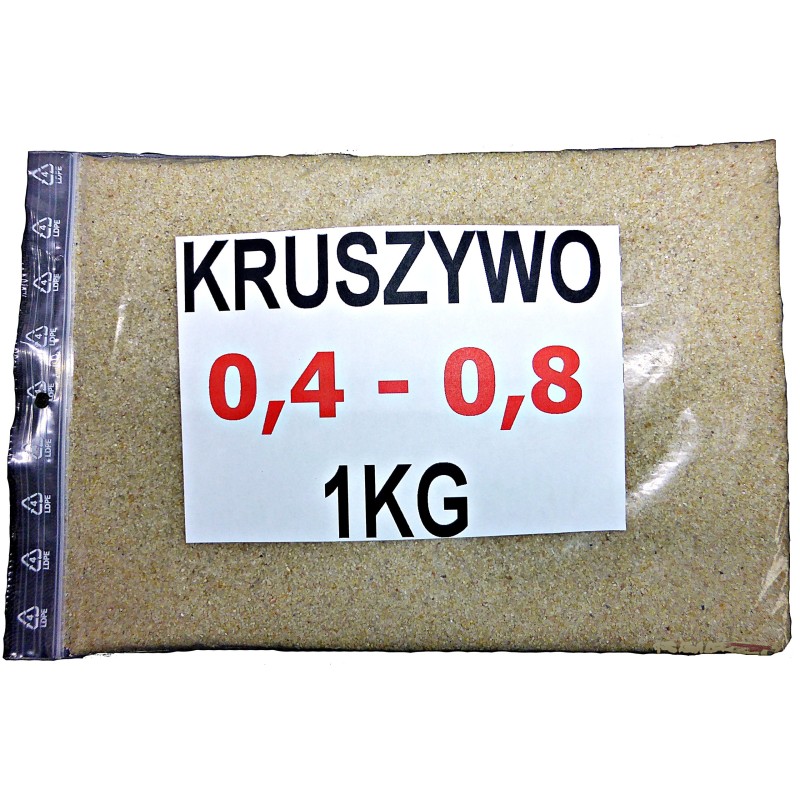 Pildvielas smiltis 0 4 0 8 kvarcs filtram 1kg