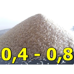 Pildvielas smiltis 0 4 0 8 kvarcs filtram 1kg