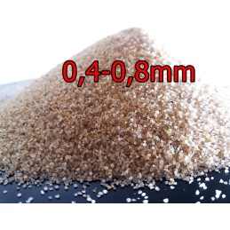 Pildvielas smiltis 0 4 0 8 kvarcs filtram 1kg