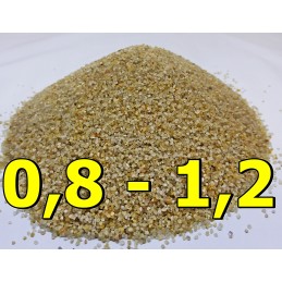 Pildvielas smiltis 0 8 1 2 kvarca filtram 1 kg