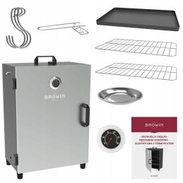 Automatinė, elektrinė rūkykla su termostatu browin nr. 330260