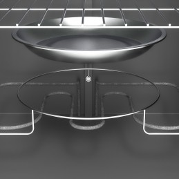 Elektrinė, automatinė rūkykla su termostatu