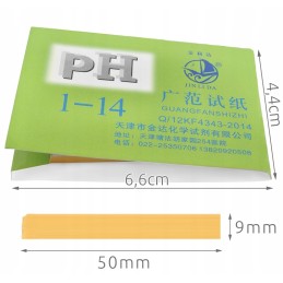 Litmus paper tester measuring