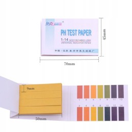 Litmus paper strips measuring 80pcs ph 1 14