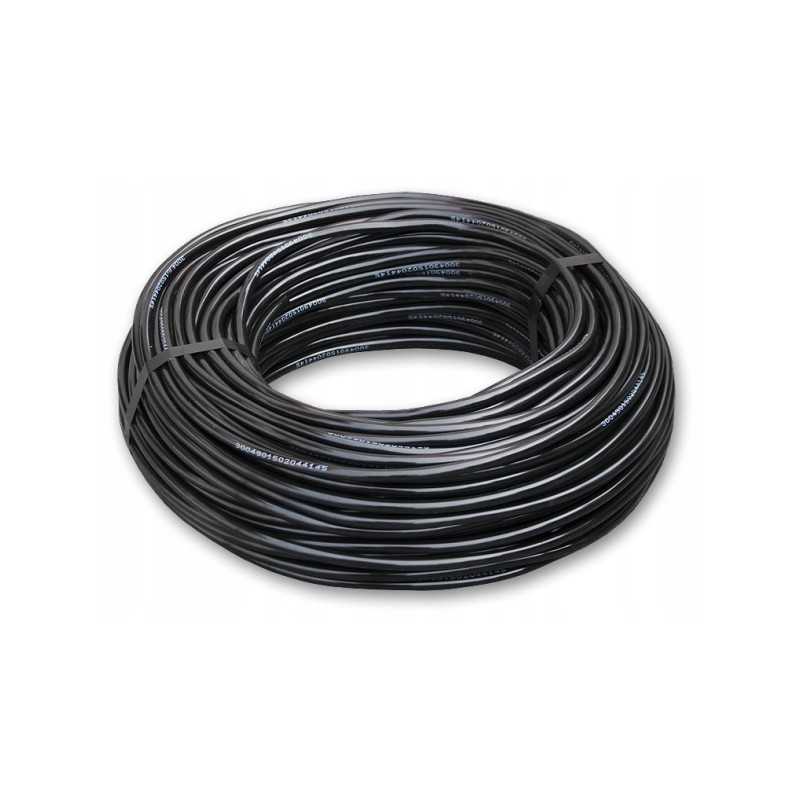 Juoda PVC žarna mikro purkštuvai 4x7mm 1m Bradas