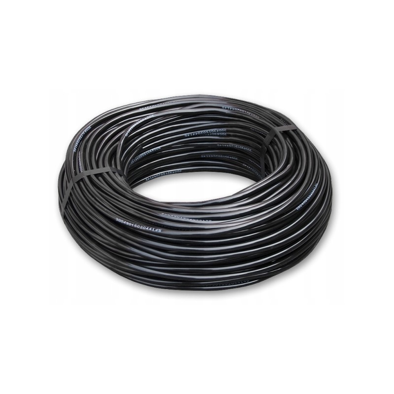 Must PVC voolik mikrovihmutite jaoks 4x7mm 1m Bradas