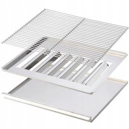 3 degiklių dujinis grilis su Rascal grotelėmis, 10 kW