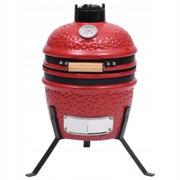Keraminė kamado kepsninė su rūkykla 2 in 1, 56 cm