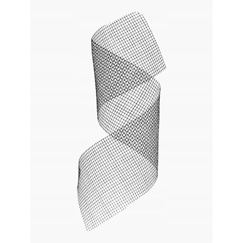Reinforcing mesh for liquid patch beehive