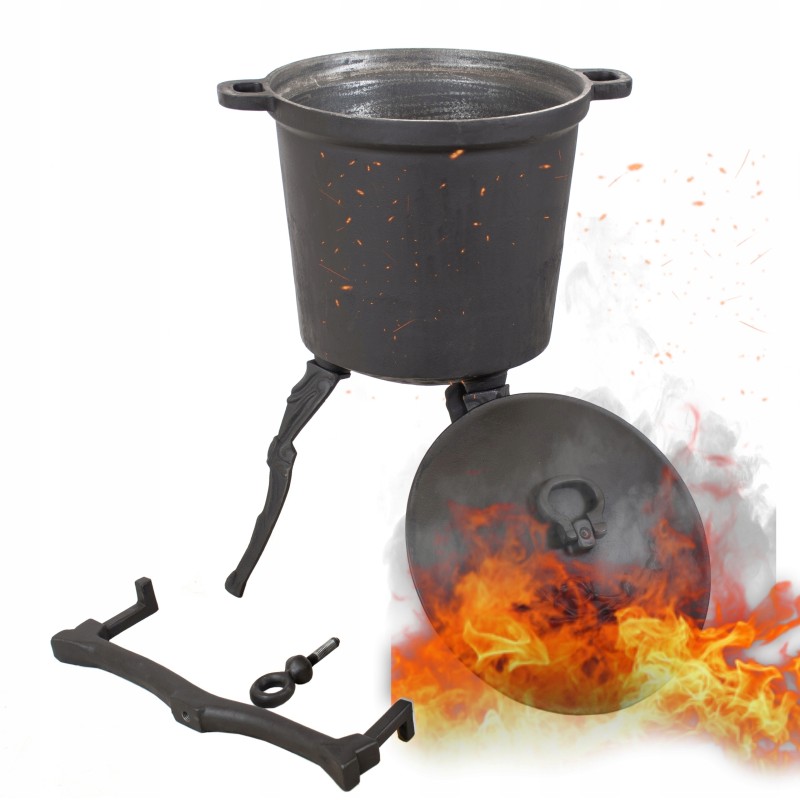 Šio aukciono objektas – 15 litrų ketaus katilas