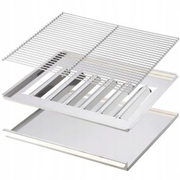 3 degiklių dujinis grilis su Rascal grotelėmis, 10 kW